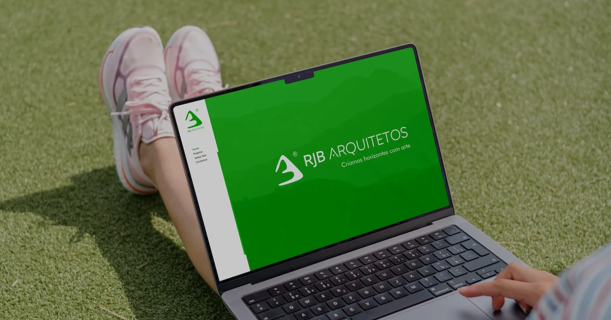 Apresentação do website RJB Arquitetos